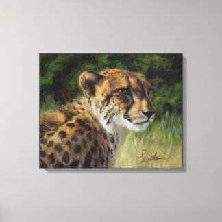 Cheetah-Kanvastryck 20 tum x 16 tum Canvastryck