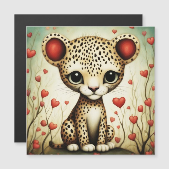 Cheetah Kärlek 1 (Fram/baksida)