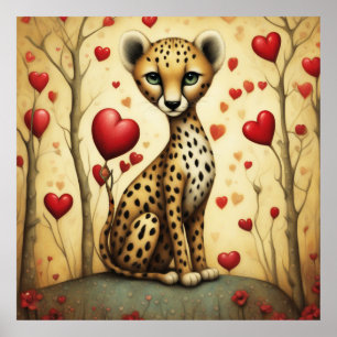 Cheetah Kärlek 3 Poster