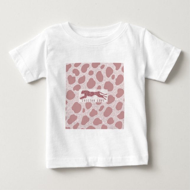 Cheetah Kärlek T Shirt (Framsida)