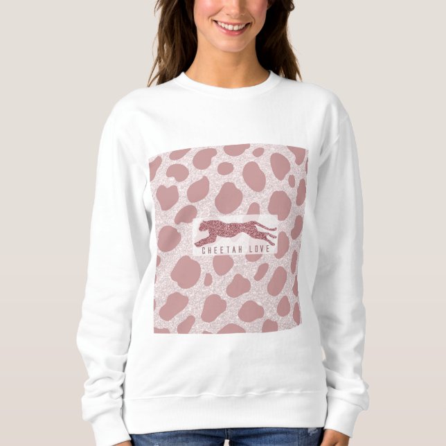 Cheetah Kärlek T Shirt (Framsida)