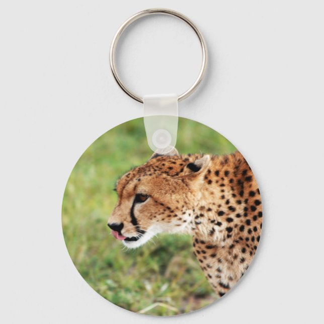Cheetah Keychain Nyckelring (Framsida)