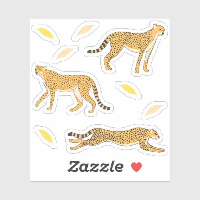 Cheetah Klistermärken (Ark)