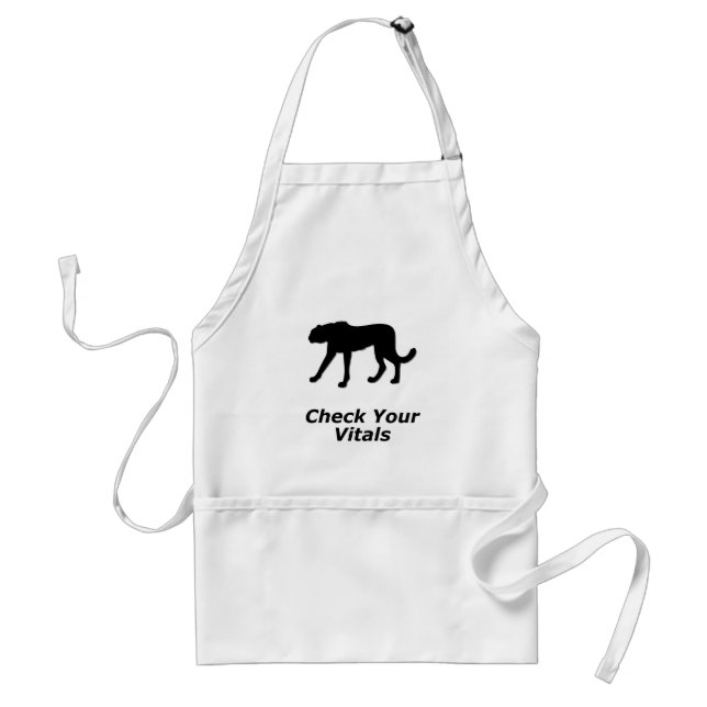 Cheetah kolla dina vitaler förkläde (Framsidan)