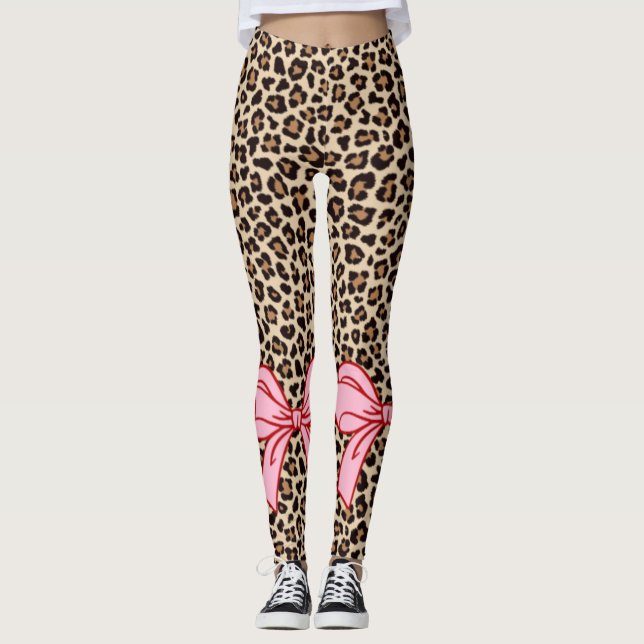 Cheetah Leggins | Classic Brown Leggings (Framsida)