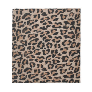 cheetah leopard print anteckningsblock
