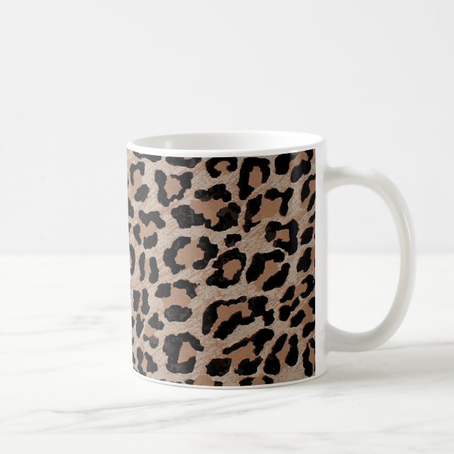 cheetah leopard print kaffemugg (Höger)