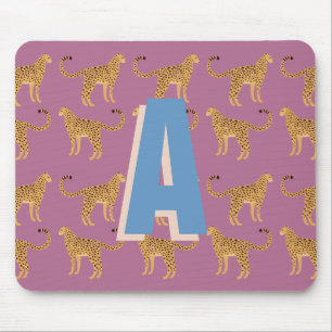 Cheetah, leopard rosa monogrammad musmatta