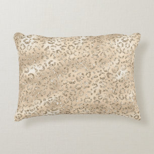Cheetah Leopard Skin Print Mönster Animal Prydnadskudde