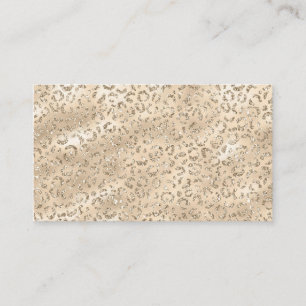 Cheetah Leopard Skin Print Mönster Animal Visitkort