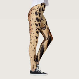 Cheetah Leopard Zebra och Tiger Animal Print Leggings
