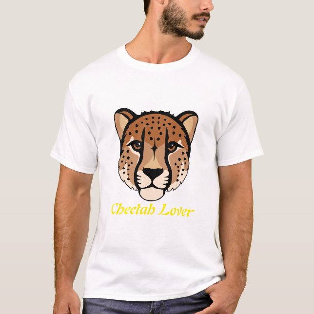 Cheetah Lover – Conservation Support Tee (Framsida)