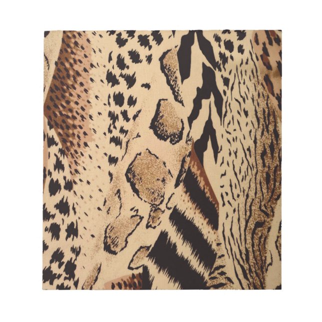 Cheetah Mönster Anteckningsblock (Framsida)