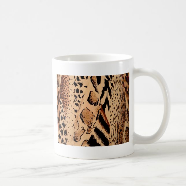 Cheetah Mönster Kaffemugg (Höger)
