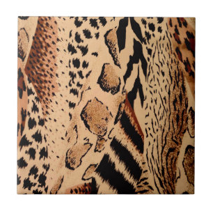 Cheetah Mönster Kakelplatta