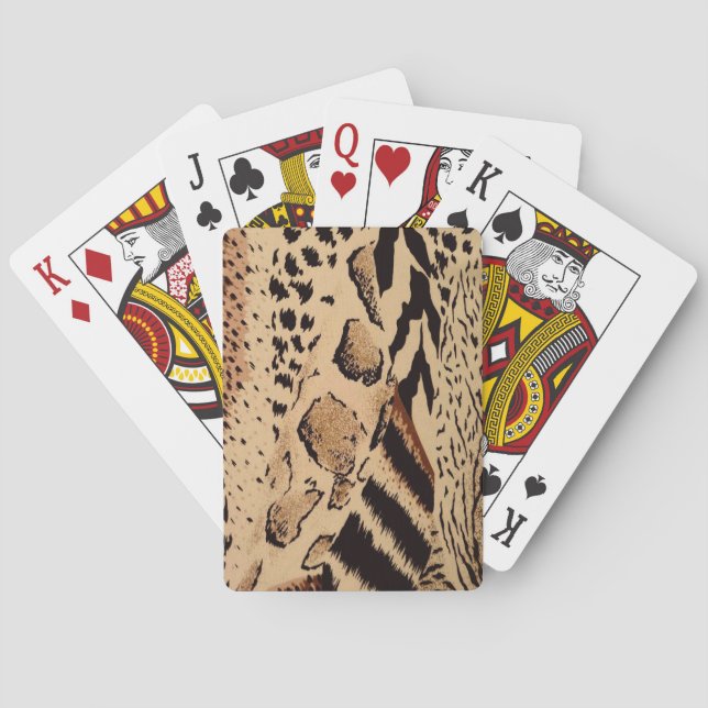 Cheetah Mönster Kortlek (Baksidan)