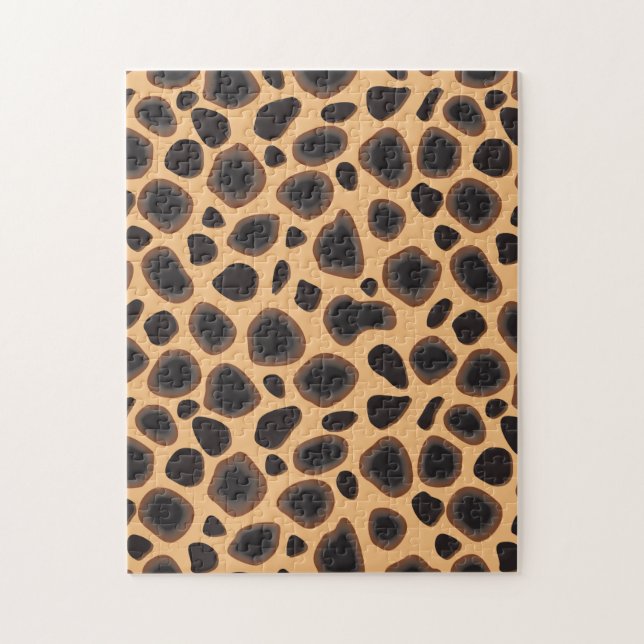 Cheetah Mönster Pussel (Vertikal)