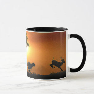 Cheetah och Gazelle Mugg