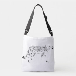 Cheetah och Leopard tote bag Axelväska