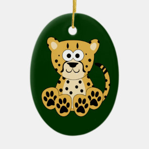 Cheetah Ornament (dubbla sidosatt)