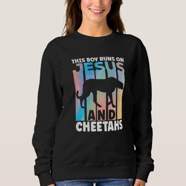 Cheetah Outfit for Cheetah Lovers Apparel for Boys T Shirt (Framsida)
