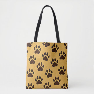 Cheetah Paw Print Bag / Tote Tygkasse