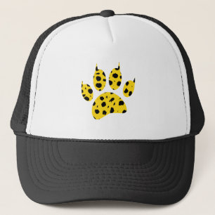 Cheetah Paw Skriv ut Keps