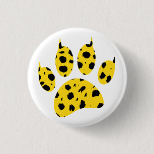 Cheetah Paw Skriv ut Knapp