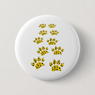 Cheetah Paw Skriv ut Knapp