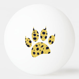 Cheetah Paw Skriv ut Pingisboll