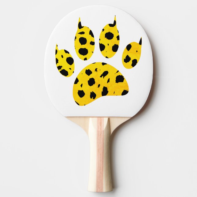 Cheetah Paw Skriv ut Pingisracket (Framsidan)