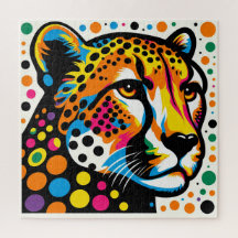 Cheetah Pop Art 600 Biet Puzzle