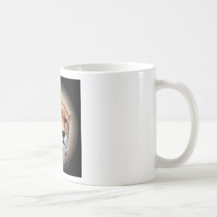 Cheetah Porträtt by Full Moon: Naturens Grace Kaffemugg