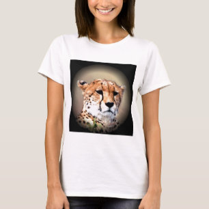 Cheetah Porträtt by Full Moon: Naturens Grace Tee