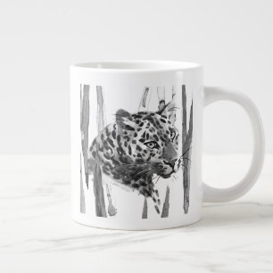 Cheetah Porträtt Jumbo Mugg