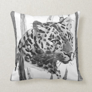 Cheetah Porträtt Kudde