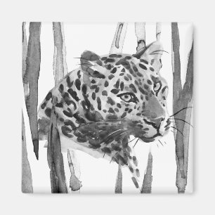 Cheetah Porträtt Magnet