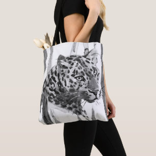 Cheetah Porträtt Tygkasse