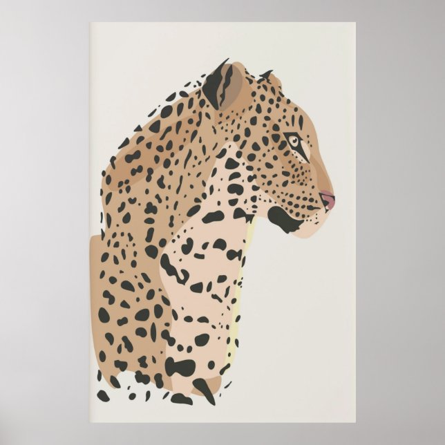 Cheetah Poster, Cheetah Print Poster (Framsidan)