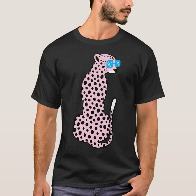 Cheetah Preppy Blackpink T Shirt (Framsida)