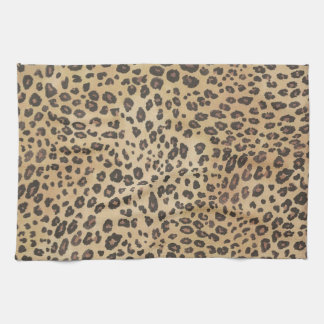Cheetah print Animal Exotic Vild Fashionable Cat Kökshandduk
