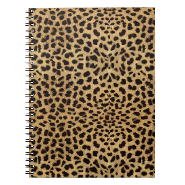 Cheetah Print Anteckningsbok (Framsidan)