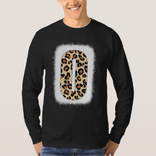 Cheetah Print Brev O Initial Brev O Leopard B T Shirt