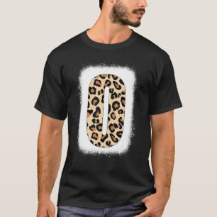 Cheetah Print Brev O Initial Brev O Leopard B T Shirt