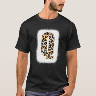 Cheetah Print Brev Q Initial Brev Q Leopard B T Shirt
