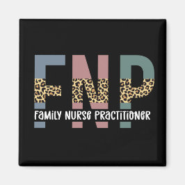 Cheetah Print för FNP-familjens sjuksköterska Magnet