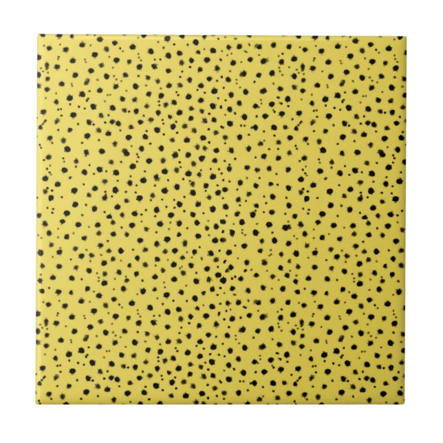 Cheetah Print in Natural färg Kakelplatta (Framsidan)