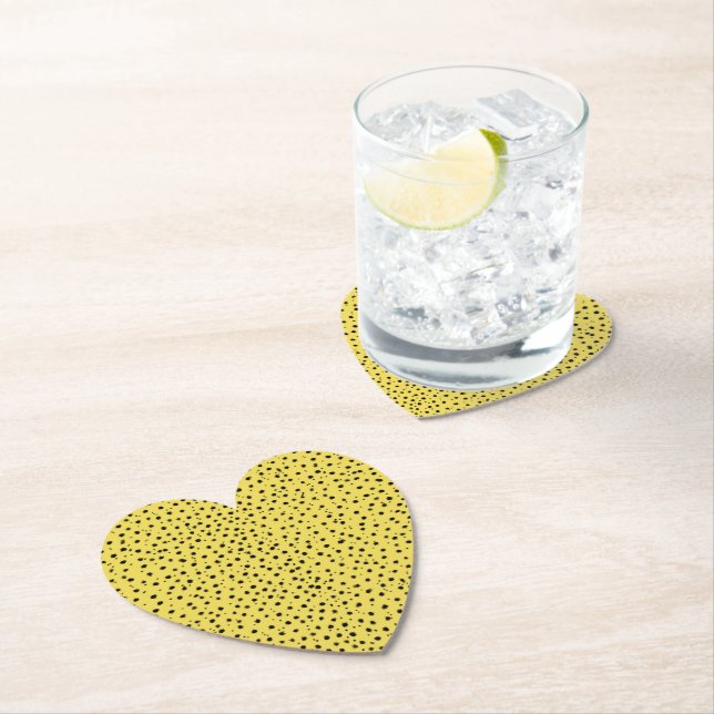 Cheetah Print in Natural Färg Underlägg Papper (Insitu)