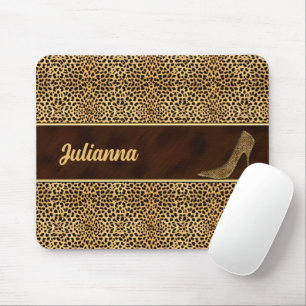 Cheetah Print med en Stiletto Heel Musmatta