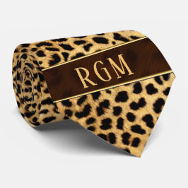 Cheetah Print med Monogram Slips